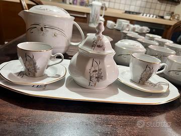 Servizio in porcellana the/caffè vintage Tognana