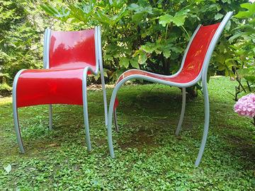 2 sedie da giardino Kartell FPE Ron Arad Designer