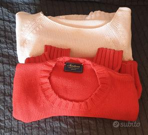 Lotto 2 Maglie Artigianali in Cotone 100% 