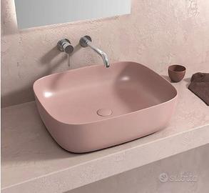 Lavabo da appoggio Rosa Opaco Art. LT 2143-MP Kara