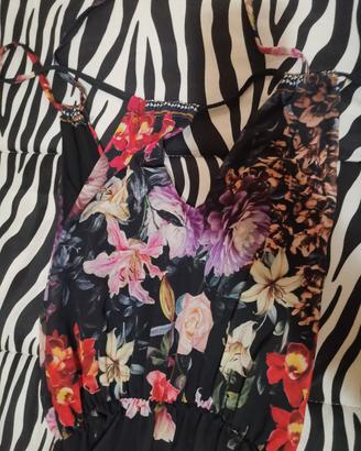 vestito lungo fiorato 