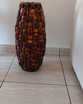 vaso decorativo bambù 