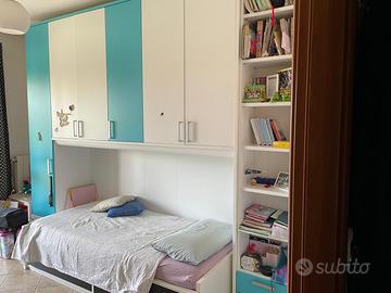 Cameretta Unisex con armadio a ponte