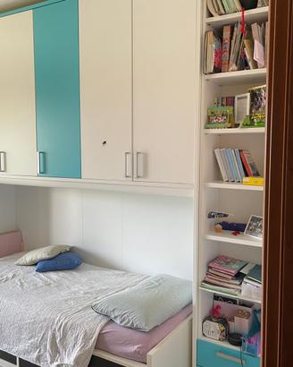 Cameretta Unisex con armadio a ponte