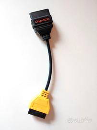 Adattatore A3 giallo 16 pin OBD diagnosi FCA