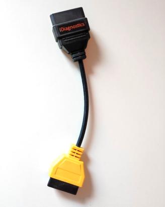Adattatore A3 giallo 16 pin OBD diagnosi FCA