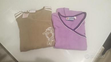 Coppia magliette una Adidas e una O'Neill