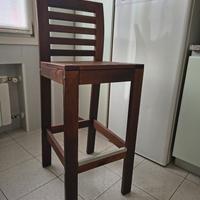 Sgabello in legno