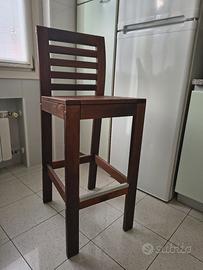 Sgabello in legno