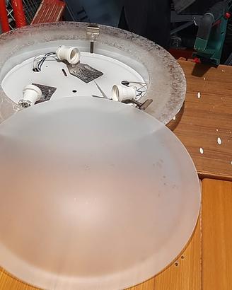 plafoniera da soffitto vintage