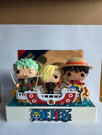 Funko Pop! Diorama One Piece Luffy, Sanji e Zoro 