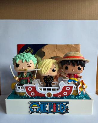 Funko Pop! Diorama One Piece Luffy, Sanji e Zoro 