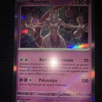 Carta Pokémon Mewtwo 150/165 Holo 151 Ita