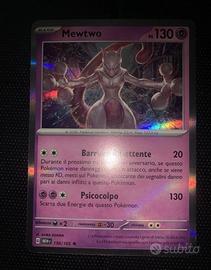 Carta Pokémon Mewtwo 150/165 Holo 151 Ita