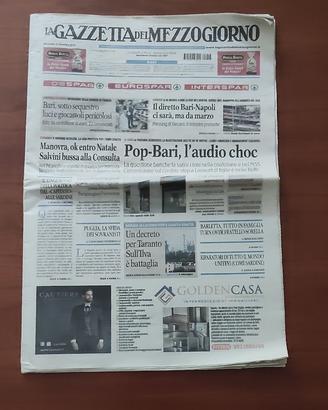 La Gazzetta del Mezzogiorno  mercoledì 18/12/2019