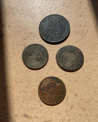 Monete Sardegna 1732-1842 + Romane 300 d.c.