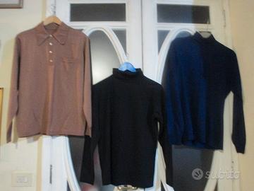 N.3sottogiacca:1 polo+2colli alti tg M e L(E 3cad