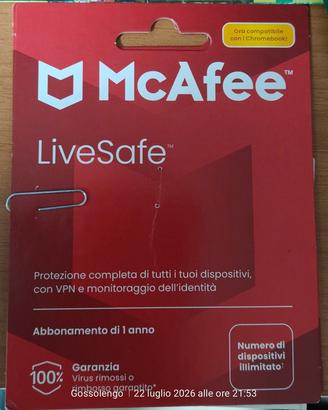 numero 2 antivirus MCAfee