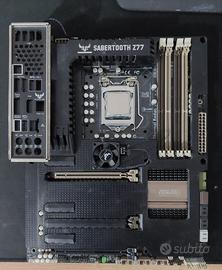 Scheda madre ASUS SABERTOOTH Z77 + I5 3570K