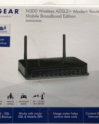 NETGEAR N300 wireless modem router