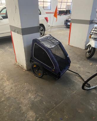 Carrello bici per animali
