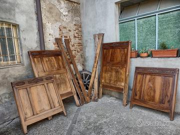 2 letti stile Liberty inizio '900