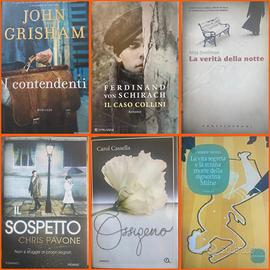 6 libri noir di autori vari