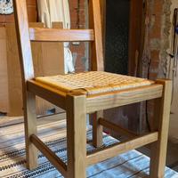 Sedie Legno Massello