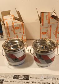 2 Bollilatte Siltal Designer Carla Agnelli nuovi