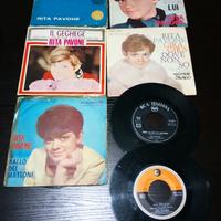 7 dischi vinile 45 giri - rita pavone