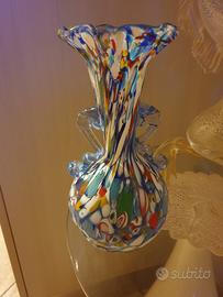 raro vaso vetro murano