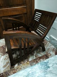 poltrone massello teak