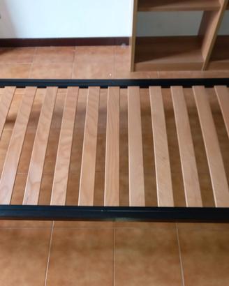 Materasso e rete a doghe singolo 190x80