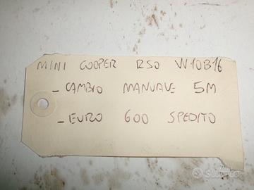 Cambio manuale 5 marce per mini cooper r50 w10b16