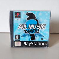 All Music Dance PS1 PAL Nuovo Sigillato Fabbrica