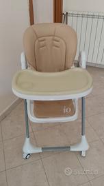 seggiolone pappa Simbo io begie pieghevole vassoio