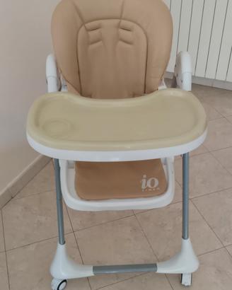 seggiolone pappa Simbo io begie pieghevole vassoio