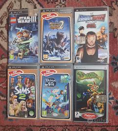 Lotto 6 Giochi PSP Originali 