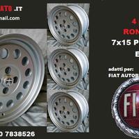 Cerchi ronal a1 style 7x 15 4x98 et25 FIAT 124 131