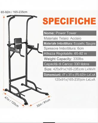 Attrezzatura per Pull up per Fitness in Palestra c