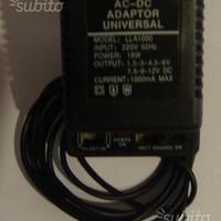 Alimentatore stabilizzato da 1,5 fino a 12 V. 1 A
