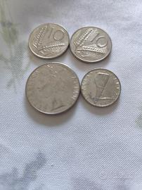 Monete italiane 5/10/100lire