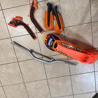 Plastiche/manubrio ktm exc 125 (2014-2016)