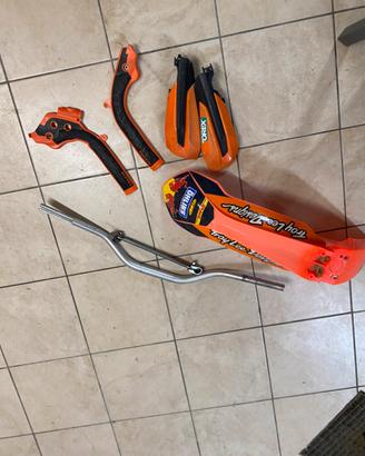 Plastiche/manubrio ktm exc 125 (2014-2016)