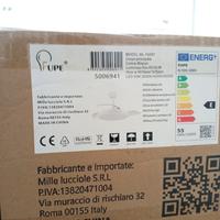 lampadario a led con ventola