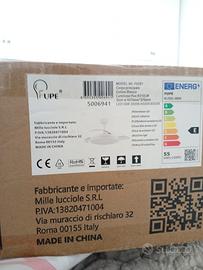 lampadario a led con ventola
