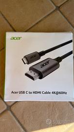 Cavo Acer usb C a Hdmi 4k