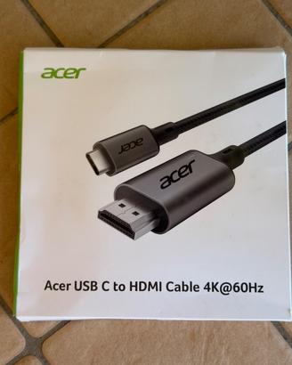 Cavo Acer usb C a Hdmi 4k