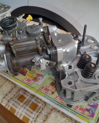 testata motore  Fiat 126 650 + Dobbio corpo da 35