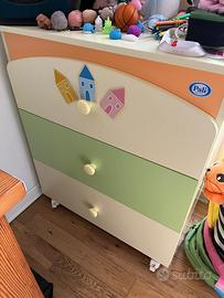 Cassettiera fasciatoio Pali